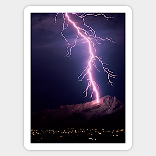 Lightning over Tucson (E145/0292) Sticker